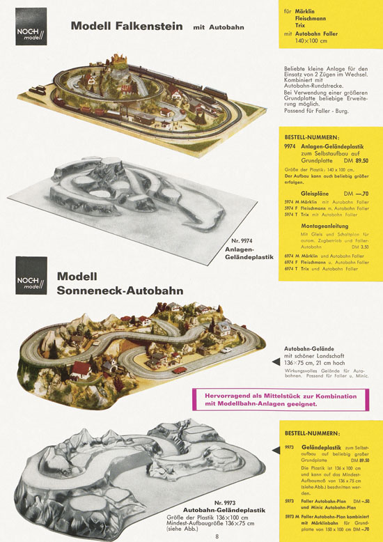 Seite 8 NOCH Katalog 1965-1966