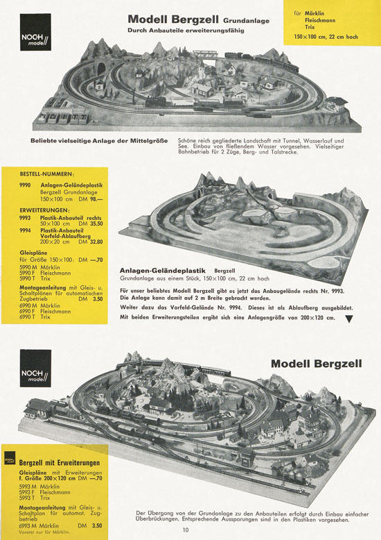 Seite 10 NOCH Katalog 1965-1966