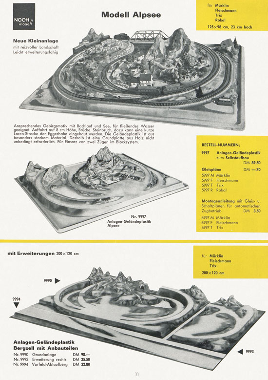 Seite 11 NOCH Katalog 1965-1966