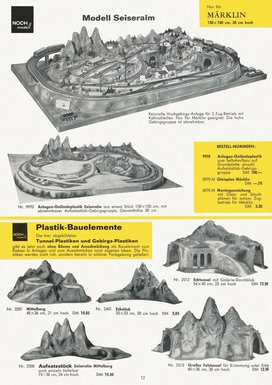 Seite 12 NOCH Katalog 1965-1966