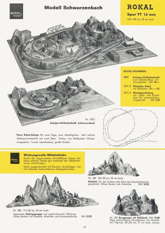 Seite 15 NOCH Katalog 1965-1966
