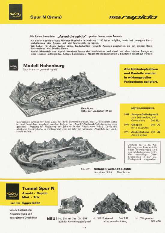 Seite 17 NOCH Katalog 1965-1966