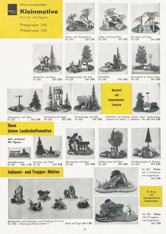 Seite 19 NOCH Katalog 1965-1966