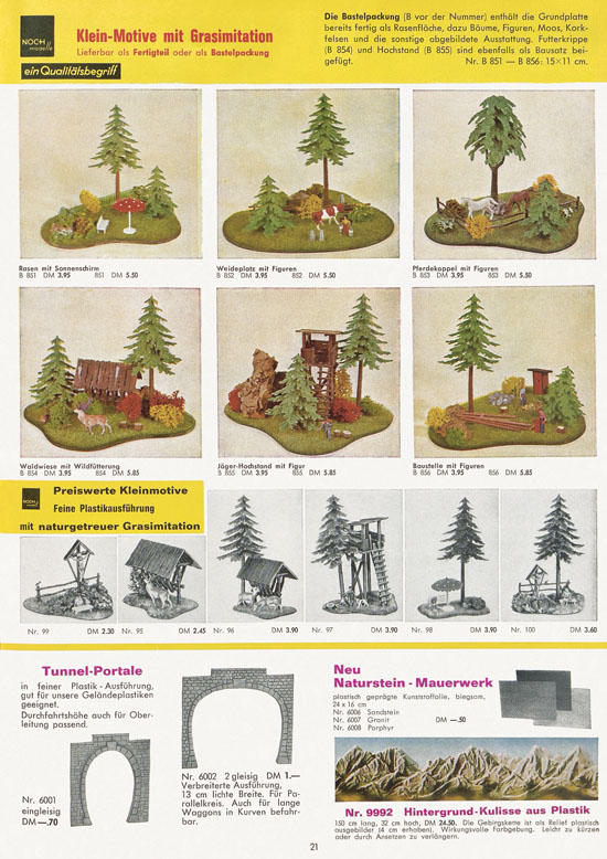 Seite 21 NOCH Katalog 1965-1966