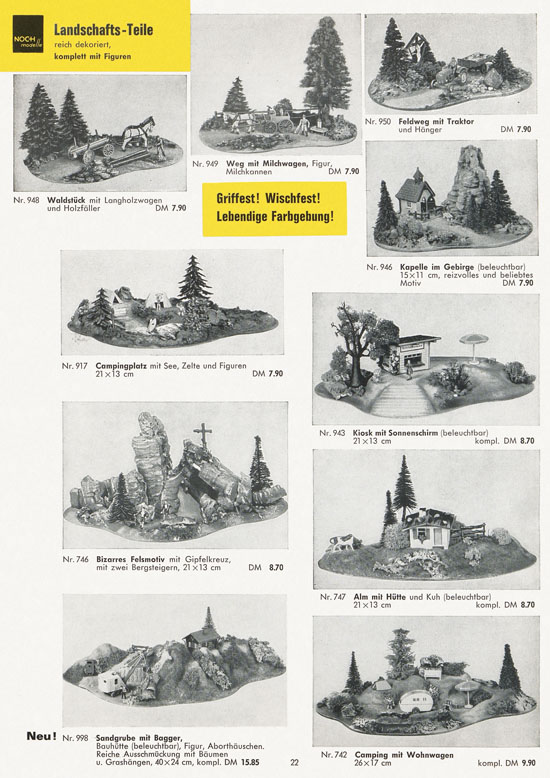 Seite 22 NOCH Katalog 1965-1966