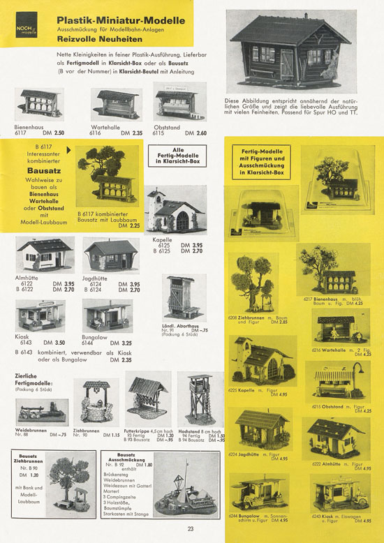 Seite 23 NOCH Katalog 1965-1966