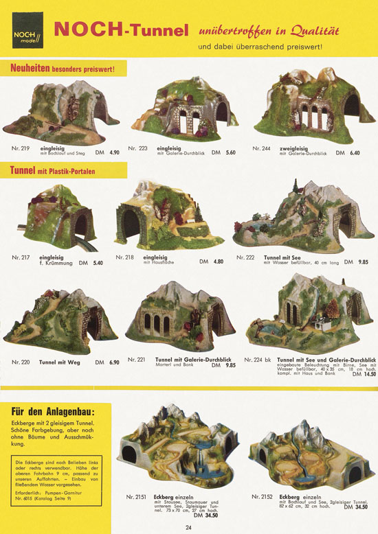 Seite 24 NOCH Katalog 1965-1966