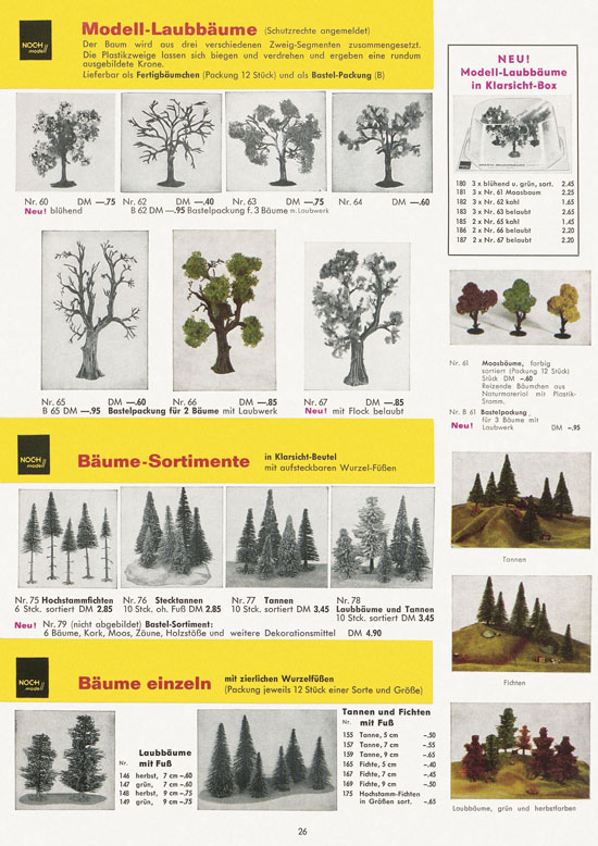 Seite 26 NOCH Katalog 1965-1966