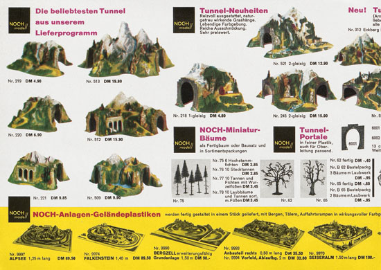 NOCH Katalog Neuheiten um 1965