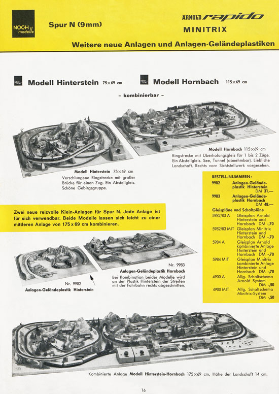 NOCH Katalog 1967