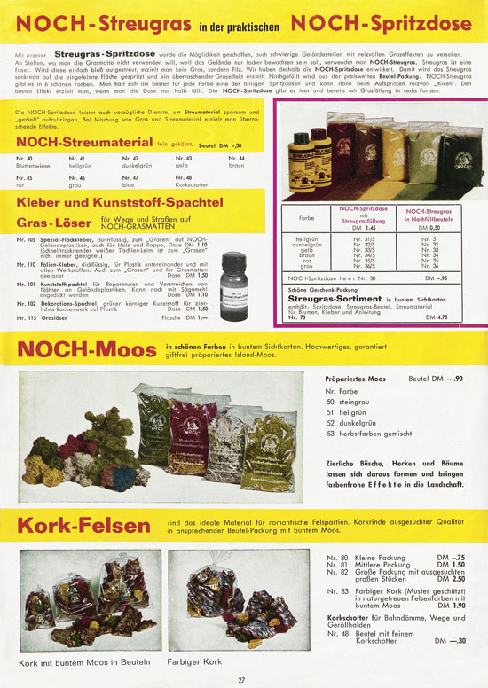 NOCH Katalog 1967