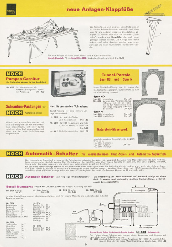 NOCH Katalog 1968-1969