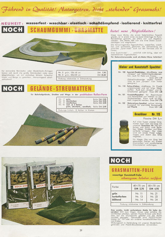 NOCH Katalog 1968-1969