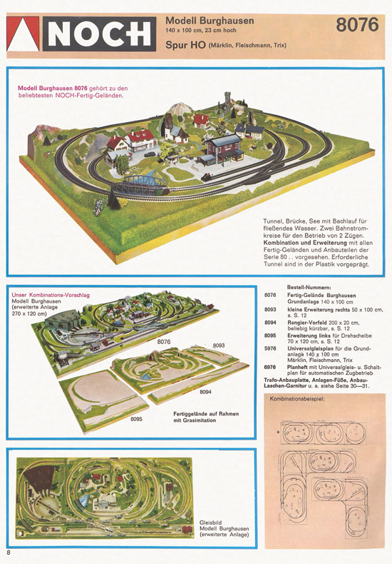 Seite 8 NOCH Katalog 1972