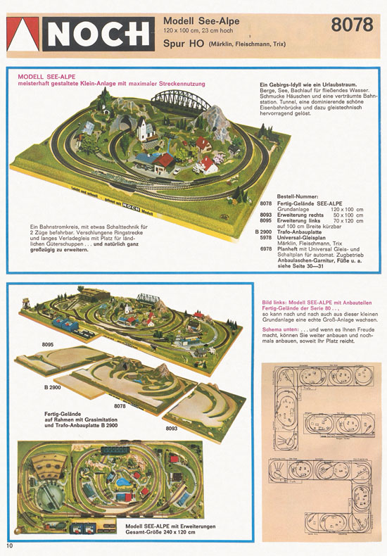 Seite 10 NOCH Katalog 1972