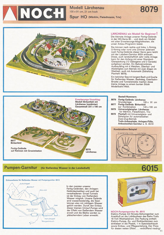 Seite 11 NOCH Katalog 1972