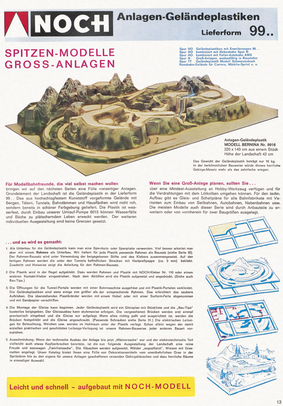 Seite 13 NOCH Katalog 1972