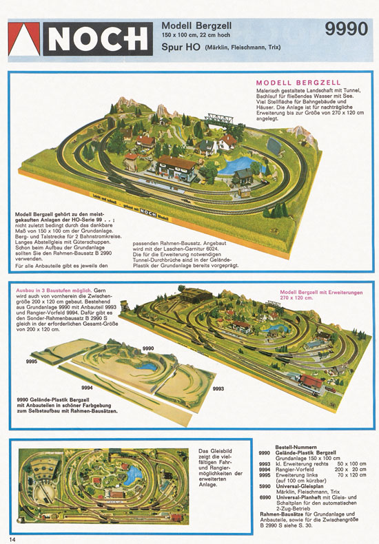 Seite 14 NOCH Katalog 1972