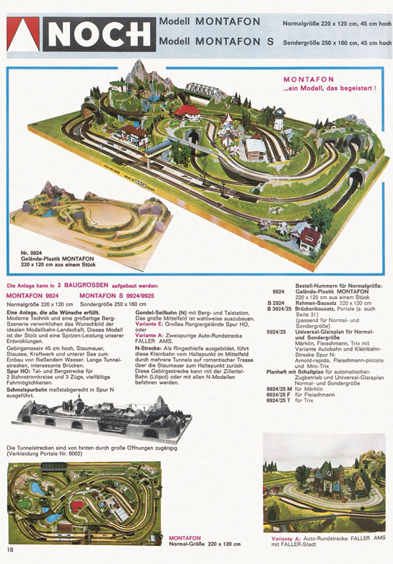 Seite 18 NOCH Katalog 1972