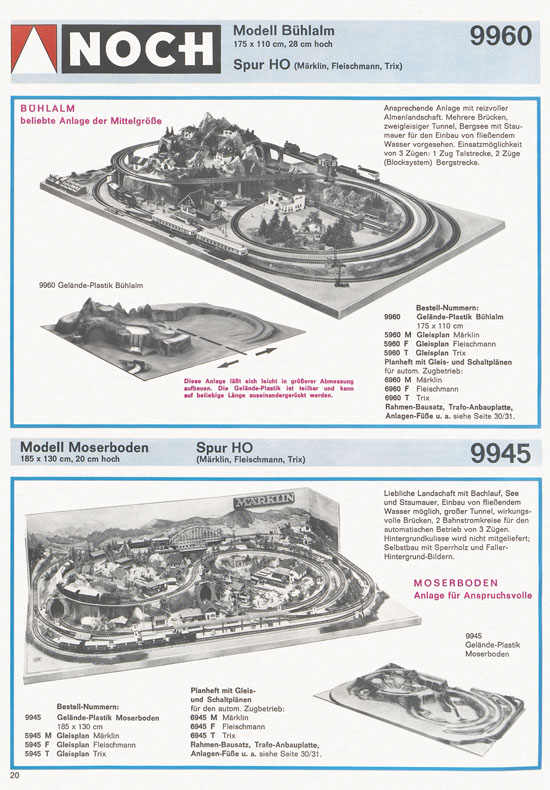 Seite 20 NOCH Katalog 1972