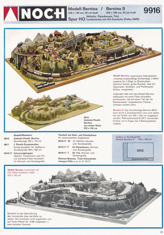 Seite 21 NOCH Katalog 1972