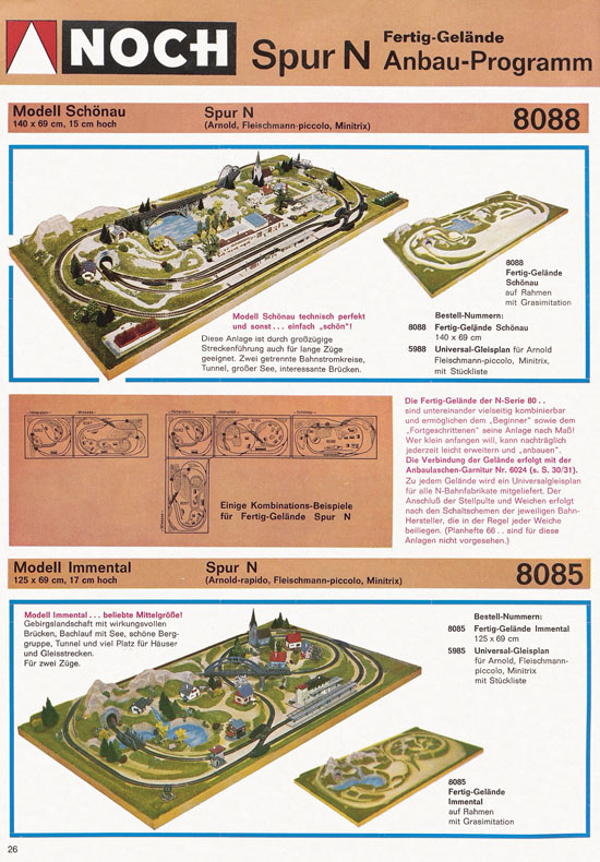 Seite 26 NOCH Katalog 1972