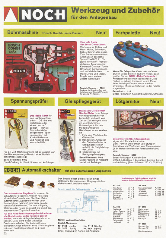 Seite 32 NOCH Katalog 1972