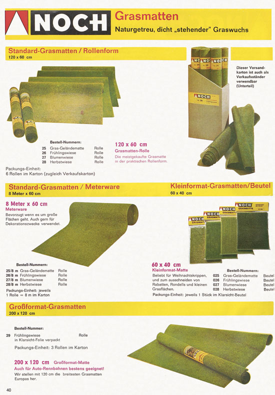 Seite 40 NOCH Katalog 1972