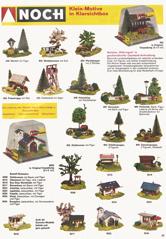 Seite 43 NOCH Katalog 1972