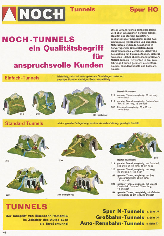 Seite 46 NOCH Katalog 1972