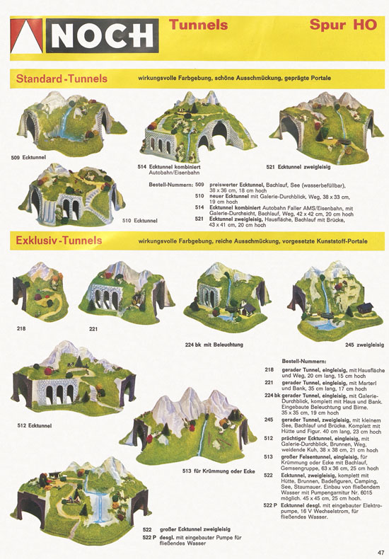 Seite 47 NOCH Katalog 1972