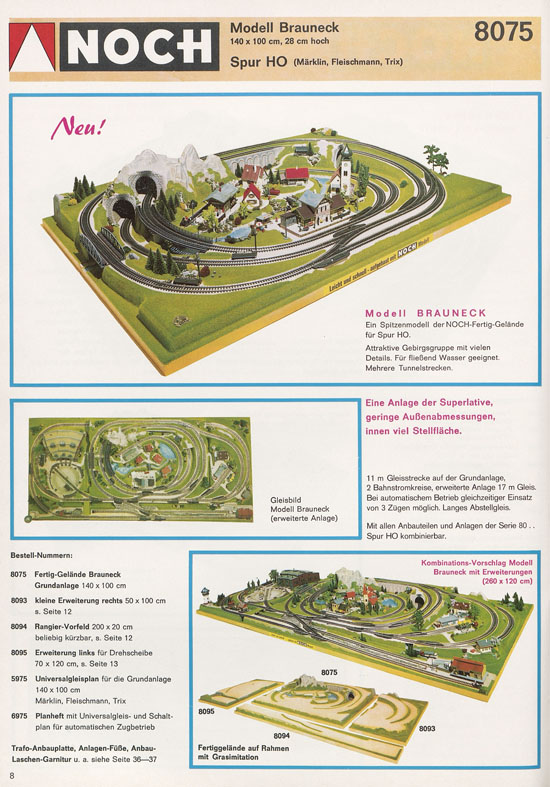 Seite 8 NOCH Katalog 1973