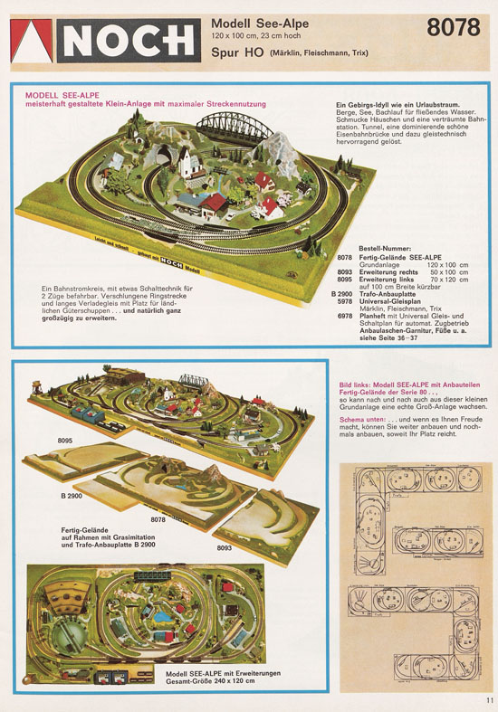 Seite 11 NOCH Katalog 1973