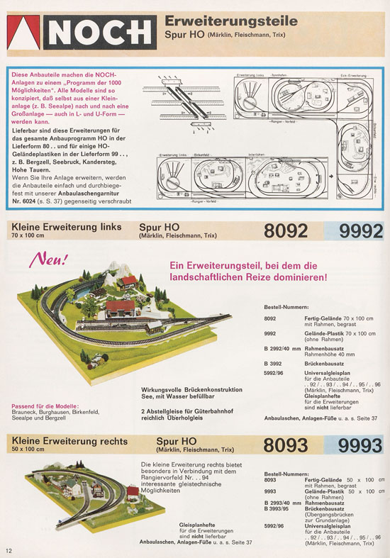 Seite 12 NOCH Katalog 1973
