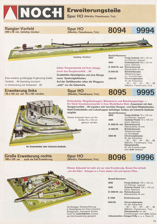 Seite 13 NOCH Katalog 1973