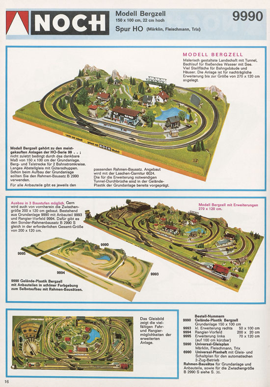 Seite 16 NOCH Katalog 1973