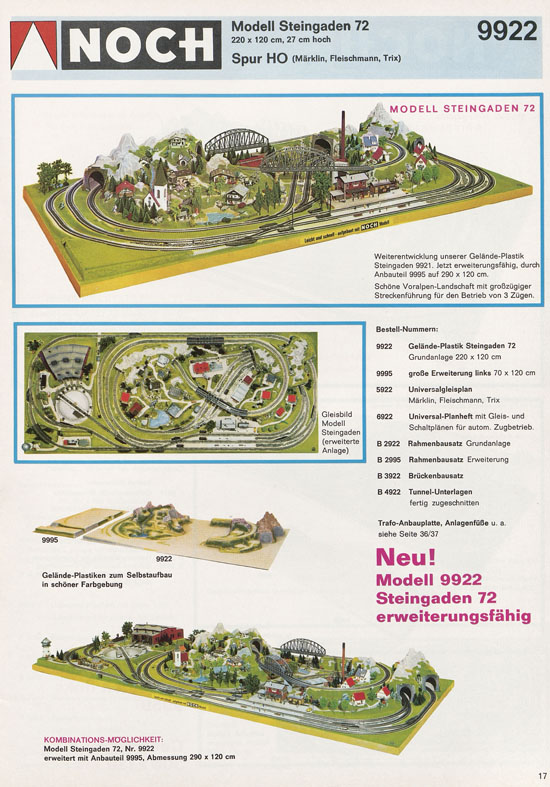 Seite 17 NOCH Katalog 1973