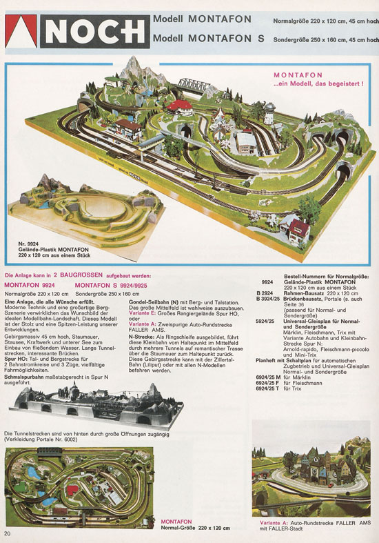 Seite 20 NOCH Katalog 1973