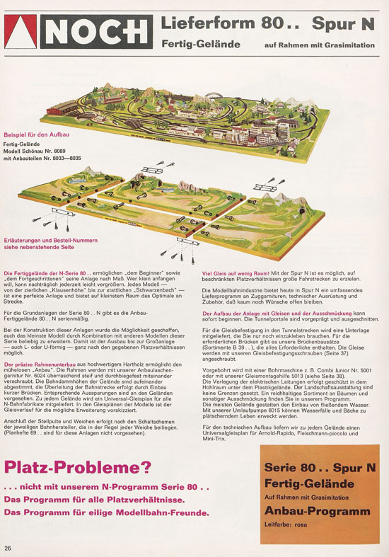 Seite 26 NOCH Katalog 1973