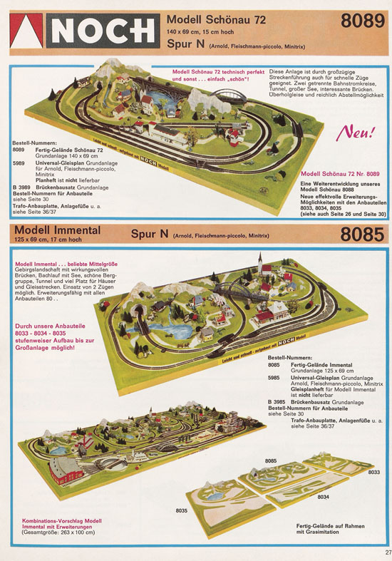 Seite 27 NOCH Katalog 1973