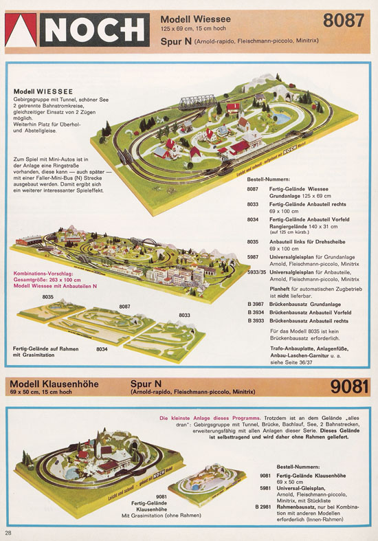 Seite 28 NOCH Katalog 1973