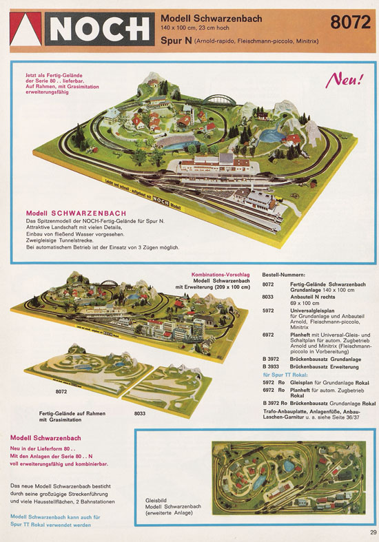 Seite 29 NOCH Katalog 1973