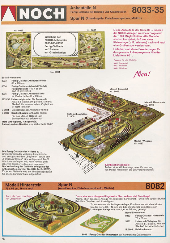 Seite 30 NOCH Katalog 1973