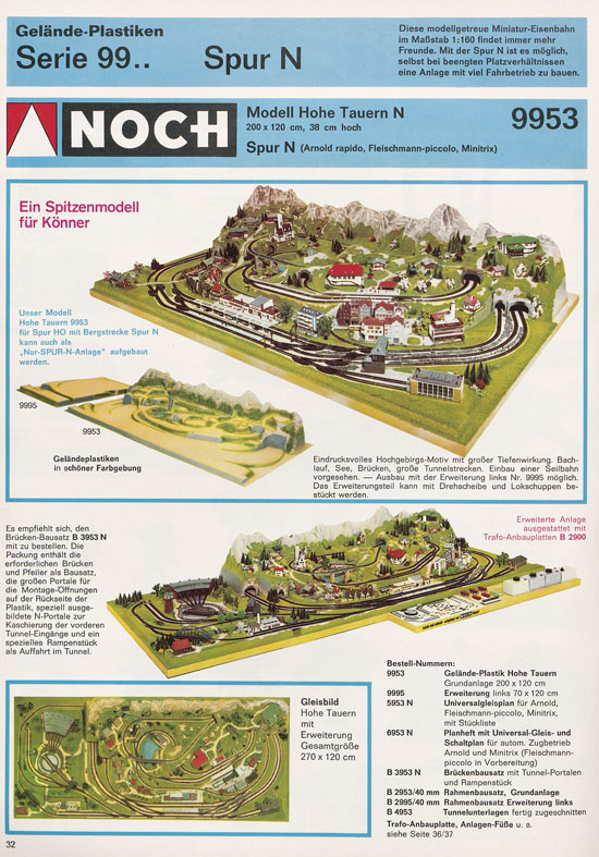 Seite 32 NOCH Katalog 1973