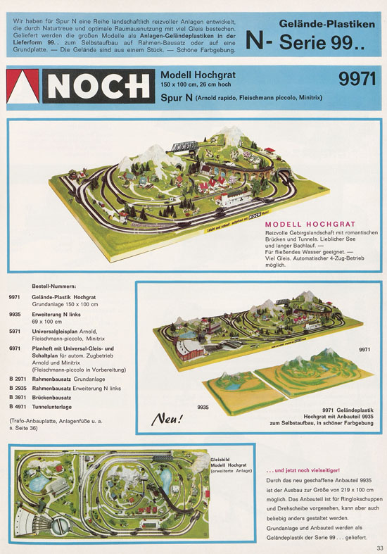 Seite 33 NOCH Katalog 1973