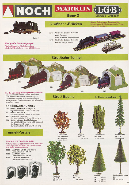 Seite 35 NOCH Katalog 1973