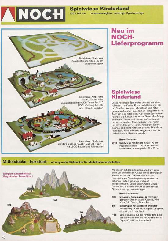 Seite 40 NOCH Katalog 1973