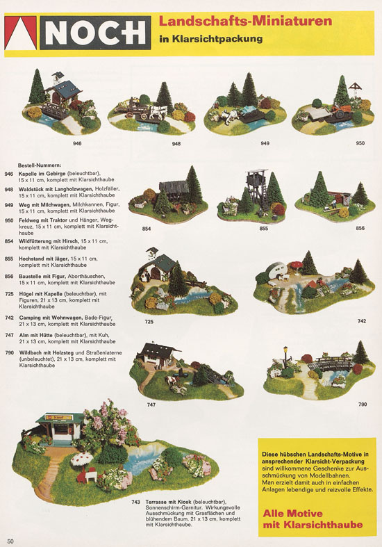 Seite 50 NOCH Katalog 1973