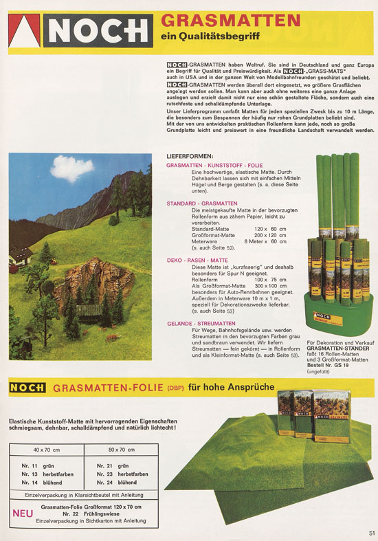 Seite 51 NOCH Katalog 1973