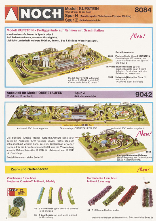 Seite 4 NOCH Katalog 1974